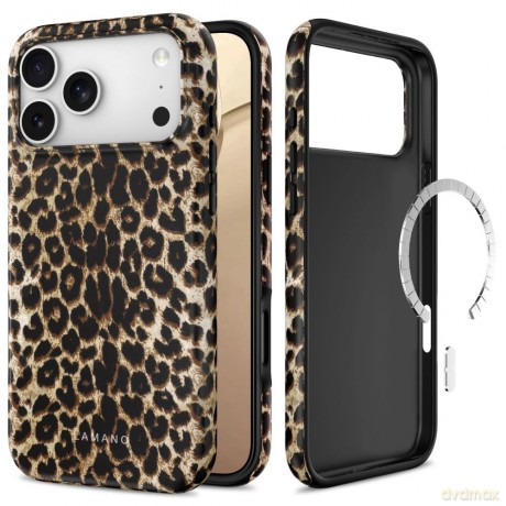 Etui Tech-Protect Lamano MagSafe na iPhone 18 Pro Max / 17 Pro Max - czarno-beżowe