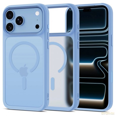 Etui Tech-Protect Magmat Magsafe CC na iPhone 18 Pro Max / 17 Pro Max - jasnoniebieskie matowe