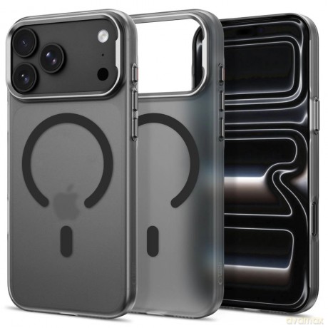 Etui Tech-Protect MagZero MagSafe na iPhone 18 Pro Max / 17 Pro Max - półprzezroczysto-czarne matowe