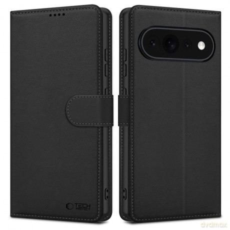 Etui Tech-Protect Wallet na Google Pixel Pro XL - czarne matowe