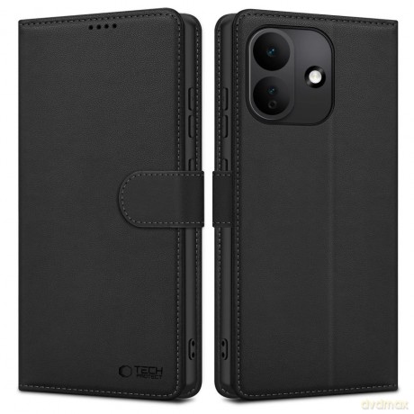 Etui Tech-Protect Wallet na Xiaomi Redmi Note 17 Pro 5G - czarne matowe
