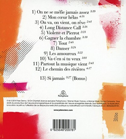 Clerc Julien: Partout La Musique Vent [CD]
