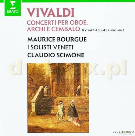 Bourgue/Isv/Scimone: Antonio Vivaldi.: Oboenkon. [CD]
