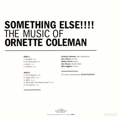 Coleman Ornette: Something Else - The Music Of Ornette Coleman [Winyl]