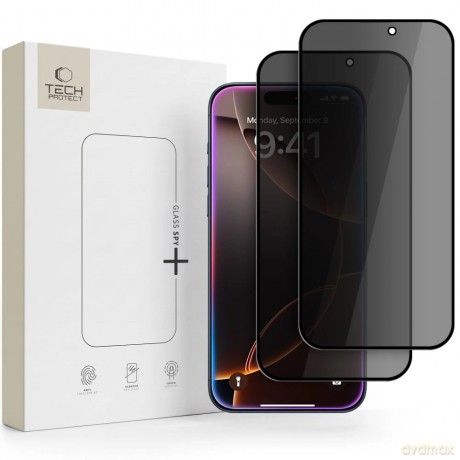 Szkło hartowane Tech-Protect Glass SPY+ 2-Pack prywatyzujące na iPhone 18 Pro Max