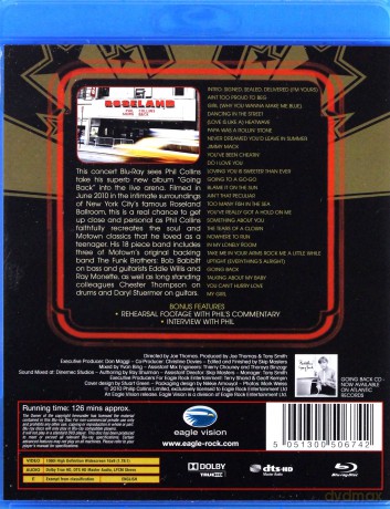 Phil Collins: Going Back - Live At Roseland Ballroom Nyc [Blu-Ray]