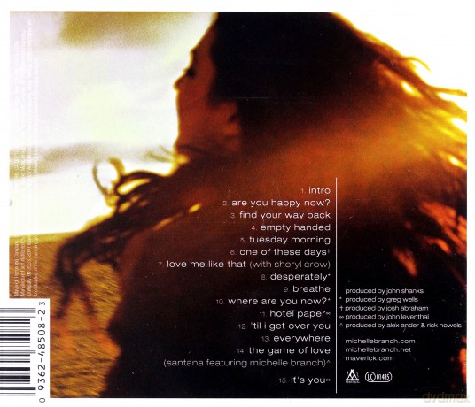 Michelle Branch: Hotel Paper [CD]