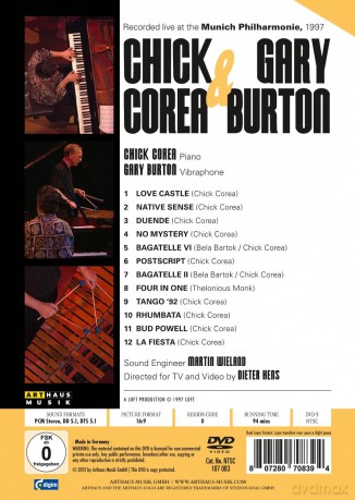 Corea Chick & Gary Burton: Jazz - Live At The Munich Philharmonie 1997 [DVD]
