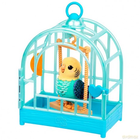 Figurka interaktywna little live pets - mój prawdziwy ptaszek błękitno-żółty [FIGURKA]