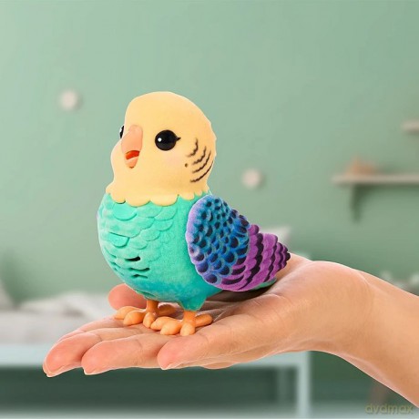 Figurka interaktywna little live pets - mój prawdziwy ptaszek błękitno-żółty [FIGURKA]