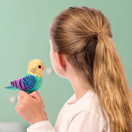 Figurka interaktywna little live pets - mój prawdziwy ptaszek błękitno-żółty [FIGURKA]
