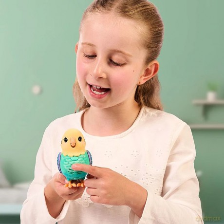 Figurka interaktywna little live pets - mój prawdziwy ptaszek błękitno-żółty [FIGURKA]