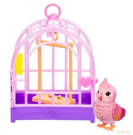 Figurka interaktywna little live pets - mój prawdziwy ptaszek różowy [FIGURKA]