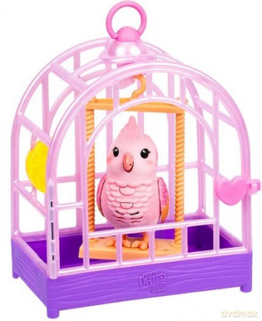 Figurka interaktywna little live pets - mój prawdziwy ptaszek różowy [FIGURKA]