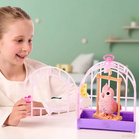 Figurka interaktywna little live pets - mój prawdziwy ptaszek różowy [FIGURKA]