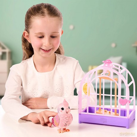 Figurka interaktywna little live pets - mój prawdziwy ptaszek różowy [FIGURKA]