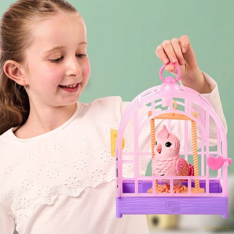 Figurka interaktywna little live pets - mój prawdziwy ptaszek różowy [FIGURKA]