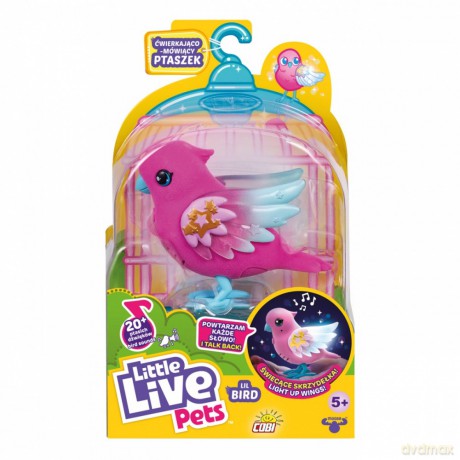 Figurka interaktywna little live pets - ptaszek różowy [FIGURKA]