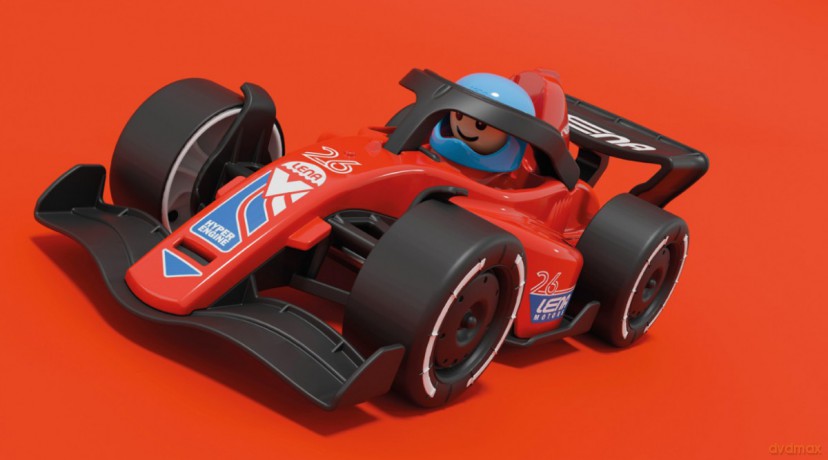 Formuła samochód wyścigowy 21 cm w pudełku