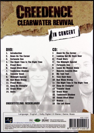 Creedence Clearwater Revival: In Concert - Down On The Corner- Dv [CD]+[DVD]