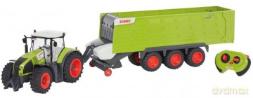 Happy people traktor claas axion r/c z przyczepą cargos