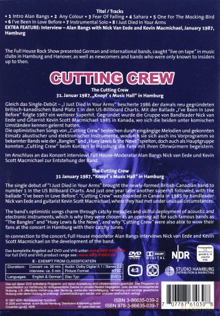 Cutting Crew: Live At Full House Rock Show [DVD]