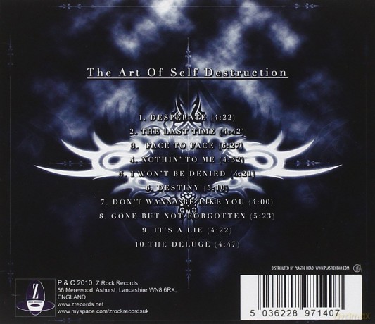 D Ercole: The Art Of Self Destruction [CD]