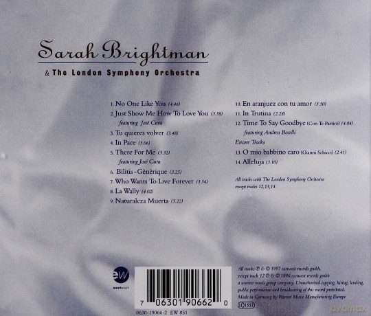 Sarah Brightman: Timeless [CD]