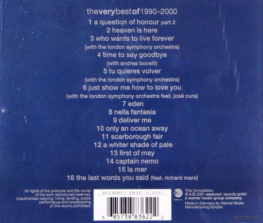 Sarah Brightman: The Very Best Of (1990-2000) [CD]