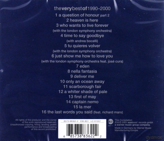 Sarah Brightman: The Very Best Of (1990-2000) [CD]