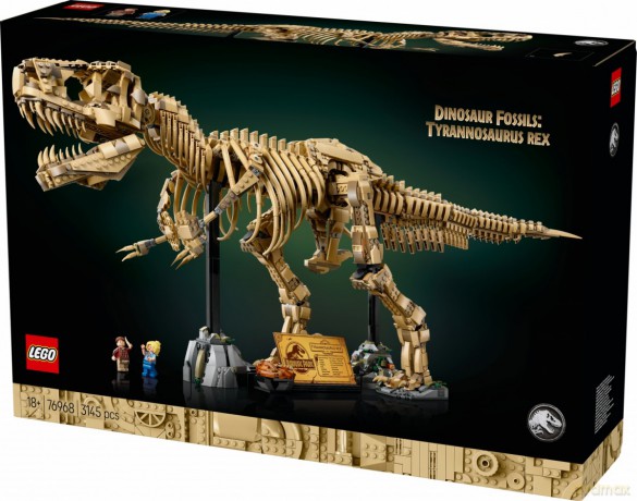 Klocki jurassic world 76968 szkielety dinozaurów: tyranozaur