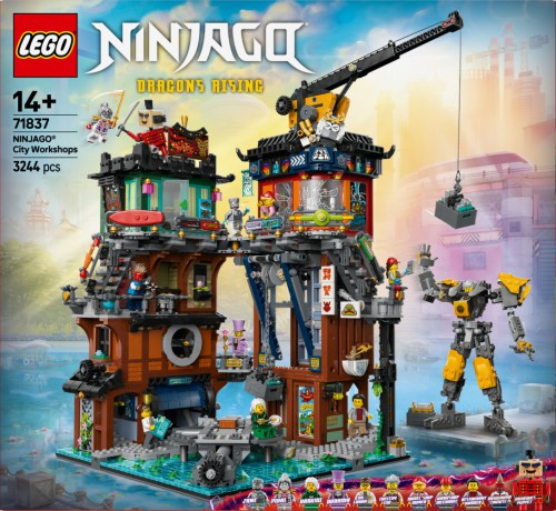 Klocki ninjago 71837 warsztaty w mieście ninjago