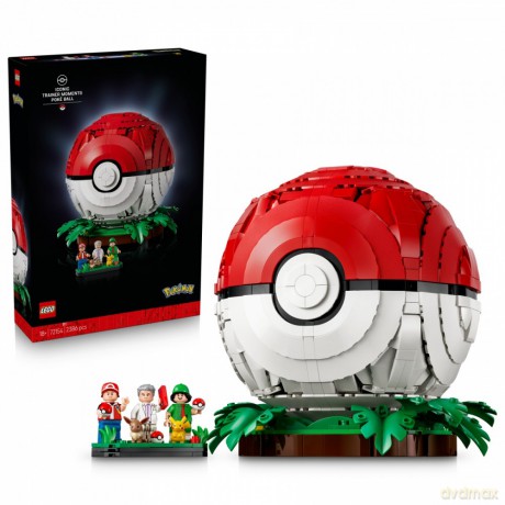 Klocki pokemon 72154 kultowy pokéball z trenerami