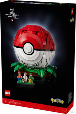 Klocki pokemon 72154 kultowy pokéball z trenerami