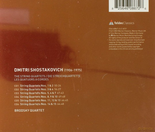 Brodsky Quartet: Scho: Samtliche Streichquartett [6CD]