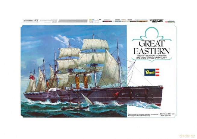 Model plastikowy statek great eastern 75 lat