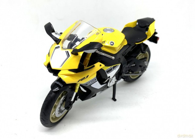 Motocykl msz 1/12 yamaha yzf-r1 żółty