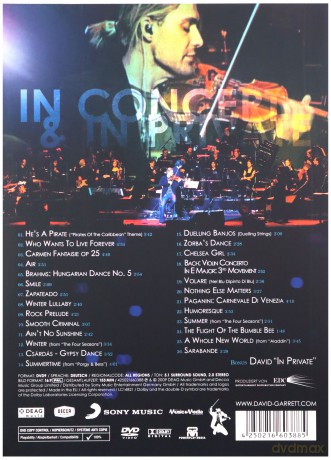 David Garrett: Live - In Concert & In Private [DVD]