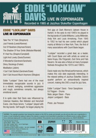 Davis Eddie Lockjaw: Live In Copenhagen [DVD]