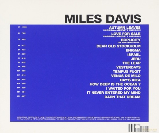 Davis Miles: Miles Davies [CD]