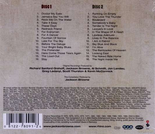 Jackson Browne: The Very Best Of [2CD]