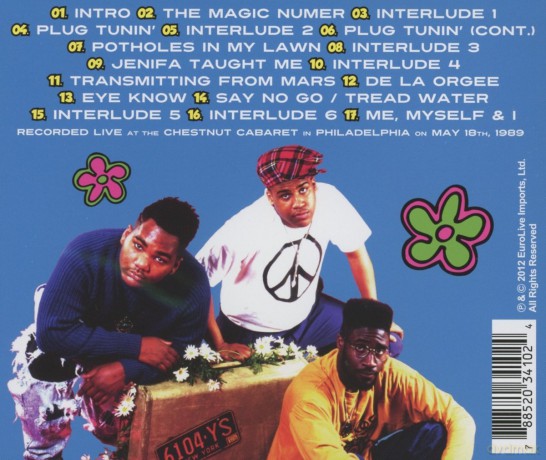 De La Soul: Live In Philadelphia 1989 - Chestnut Cabaret May 18 1989 [CD]