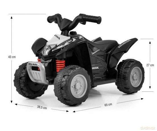 Pojazd quad na akumulator honda atv czarny