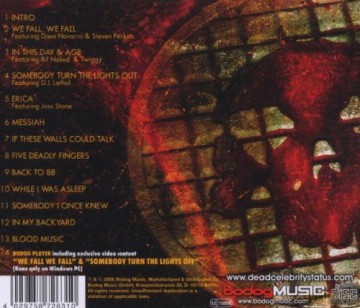 Dead Celebrity Status: Blood Music [CD]