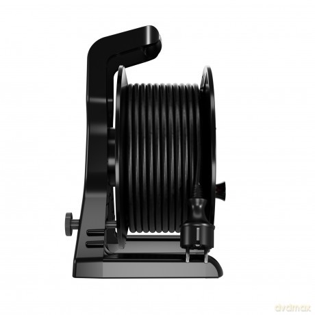 Przedłużacz bębnowy EXTREM LINE, 4x2p+Z, IP44, 16A, H05RR-F, 32,5, 30m, CZARNY