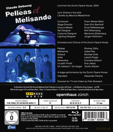 Debussy Claude & Welser-Most Franz: Pelleas Et Melisande [Blu-Ray]