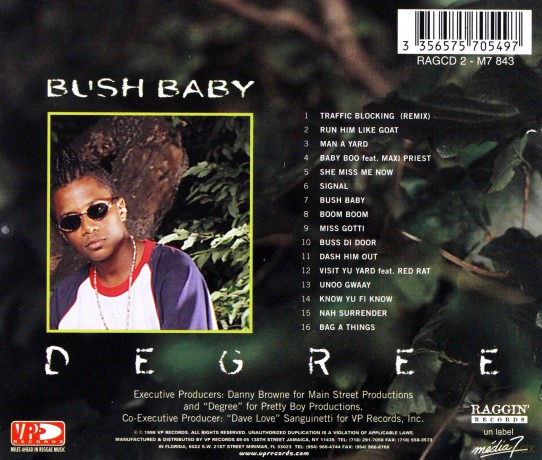 Degree: Bush Baby [CD]