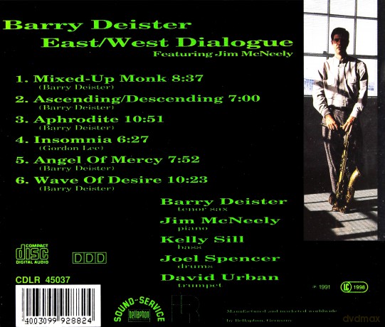 Deister Barry: East/West Dialogue [CD]