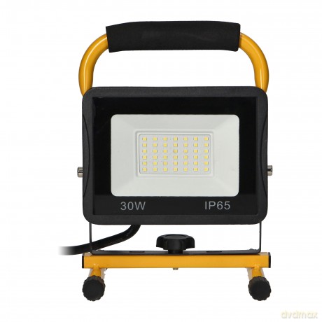 STATIX naświetlacz roboczy na statywie, 30W, 2400lm, IP65, 6000K