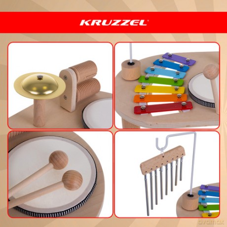 Stolik muzyczny drewniany Kruzzel 26420